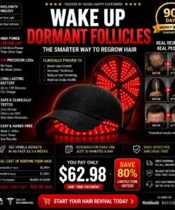 Mresio® Red Light Cap — Regrow Hair, Reduce Shedding